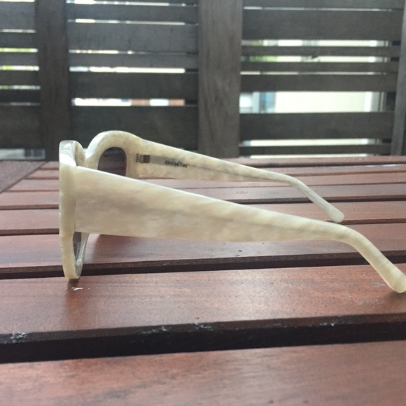 ROBERI AND FRAUD ACETATE MIRRORED SUNGLASSES - Picture 5 of 8